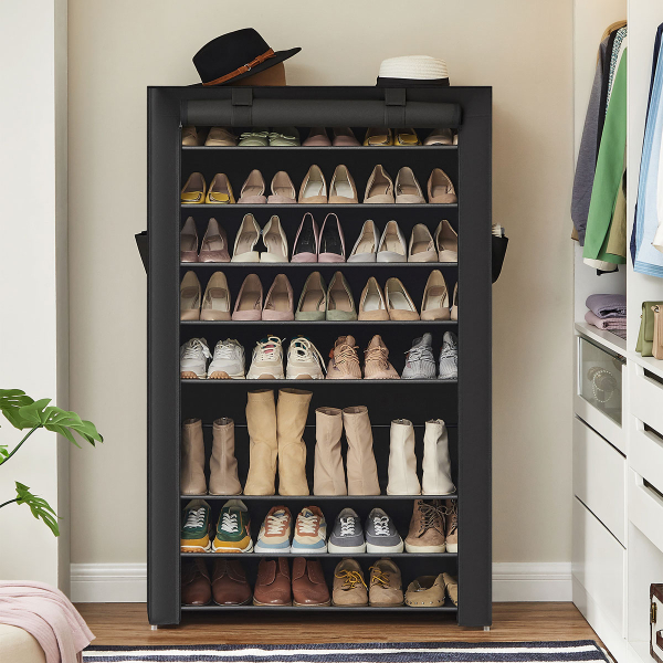 Παπουτσοθήκη 36 Θέσεων Υφασμάτινη (88x28x160) Songmics RXJ036BZ03