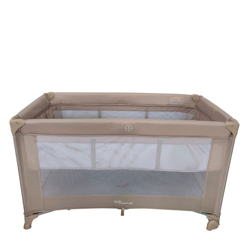 Παρκοκρέβατο 2 Θέσεων (0+ Μηνών/Έως 15kg) Baby Adventure Dream 1 Layer Beige