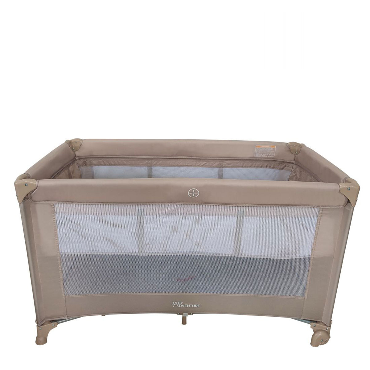 Baby Adventure Παρκοκρέβατο 2 Θέσεων (0+ Μηνών/Έως 15kg) Baby Adventure Dream 1 Layer Beige