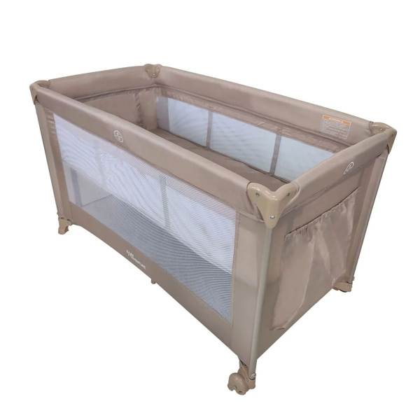 Παρκοκρέβατο 2 Θέσεων (0+ Μηνών/Έως 15kg) Baby Adventure Dream 1 Layer Beige