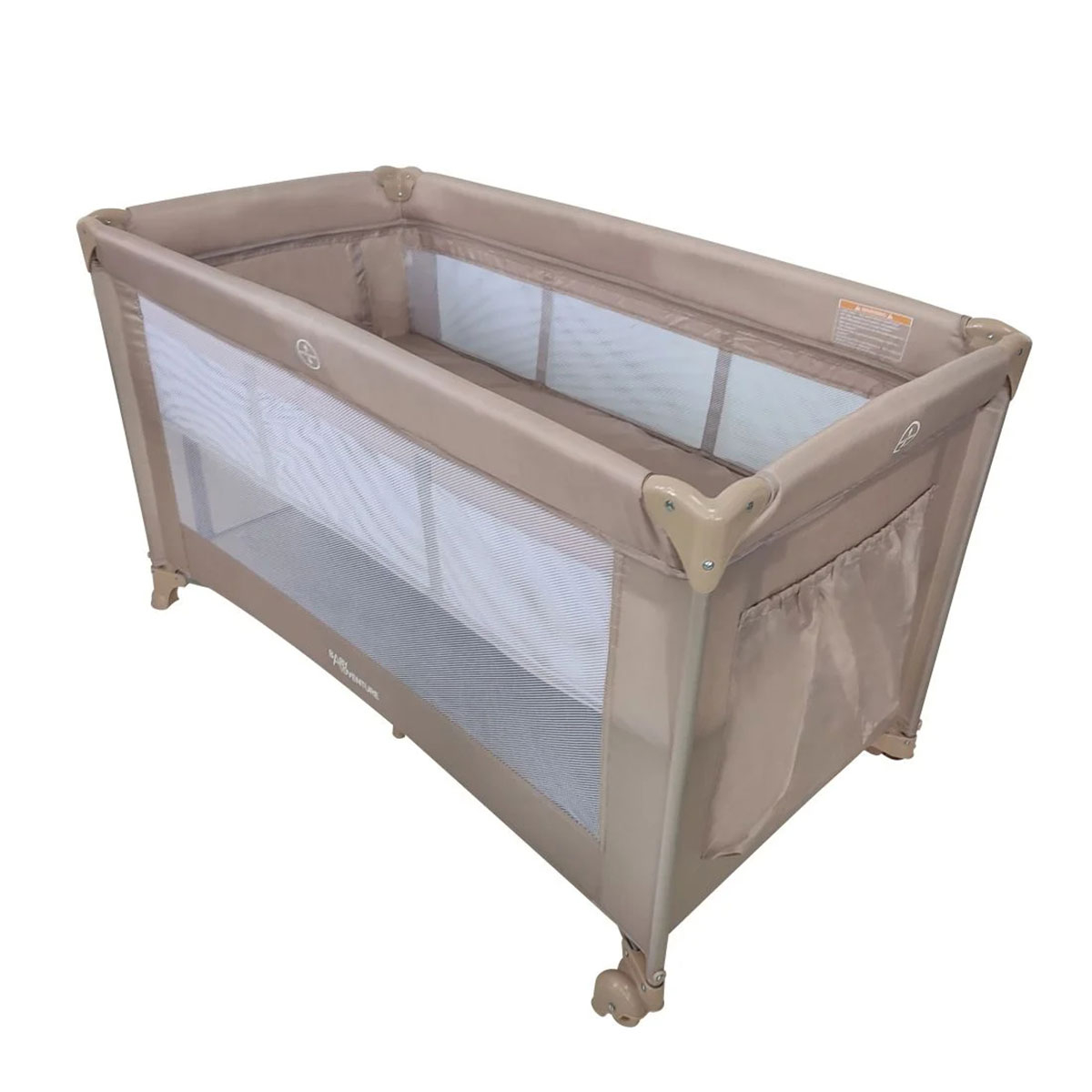 Παρκοκρέβατο 2 Θέσεων (0+ Μηνών/Έως 15kg) Baby Adventure Dream 1 Layer Beige φωτογραφία