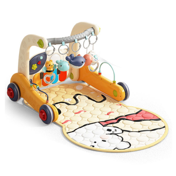 Βρεφικό Γυμναστήριο - Περπατούρα Bebe Stars Piano Bear 2in1 4257