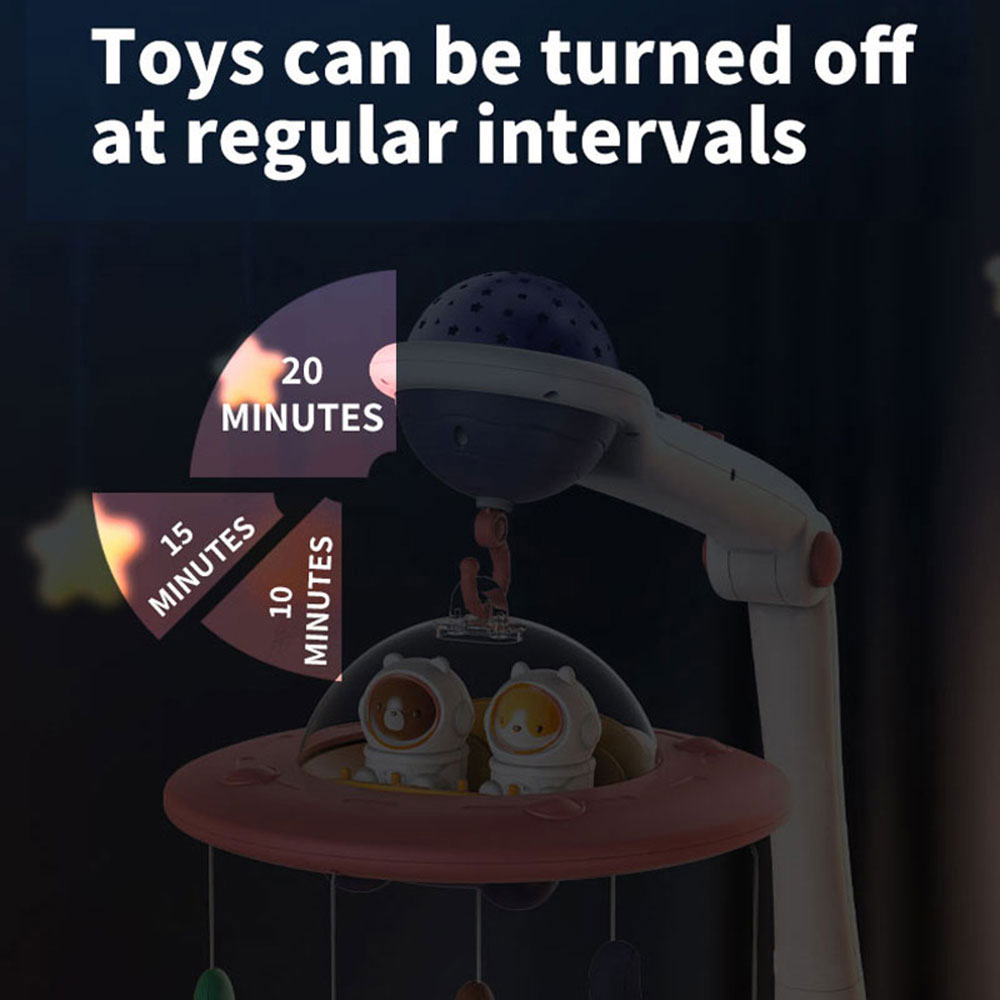 Μουσικό Μόμπιλε Bebe Stars Spaceship 860-120 Home Παιχνίδια Spitishop