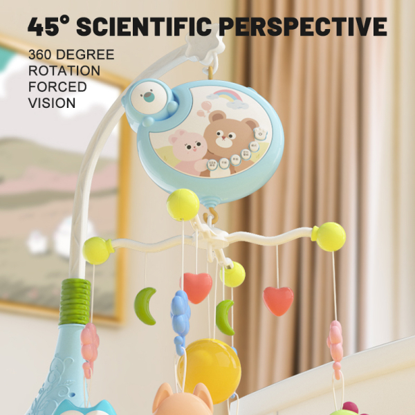 Μουσικό Μόμπιλε Bebe Stars Cartoon Bear Blue 860-130