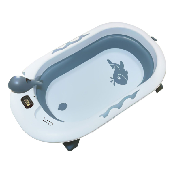 Πτυσσόμενο Μπανάκι Μωρού Bebe Stars Whale Blue 26-181