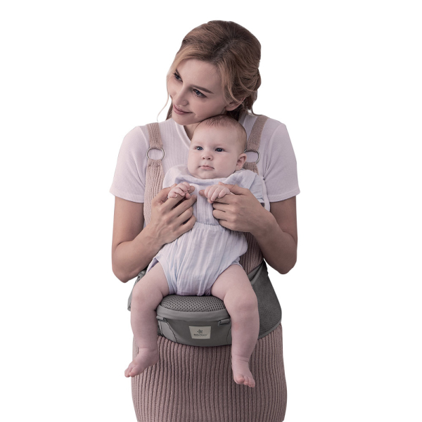 Μάρσιπος Εργονομικός (4-36 Μηνών/3.5-15kg) Bebe Stars Hug Me Smoked Grey 225-186