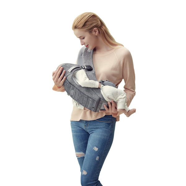 Μάρσιπος Εργονομικός (0-36 Μηνών/3.5-15kg) Bebe Stars Cuddle Smoked Grey 226-186