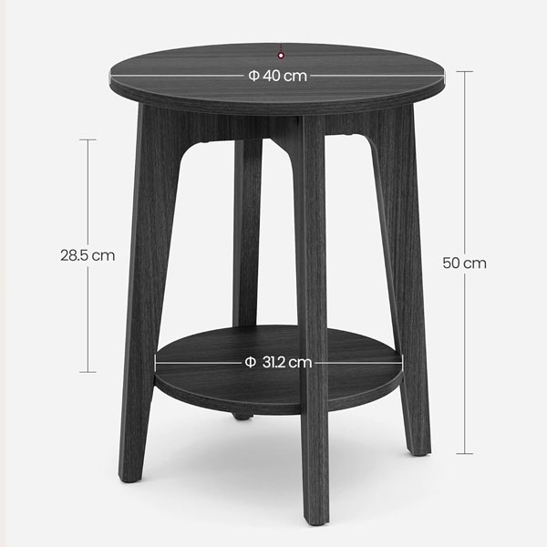 Βοηθητικό Τραπεζάκι (Φ40x50) Vasagle LET283T22V1