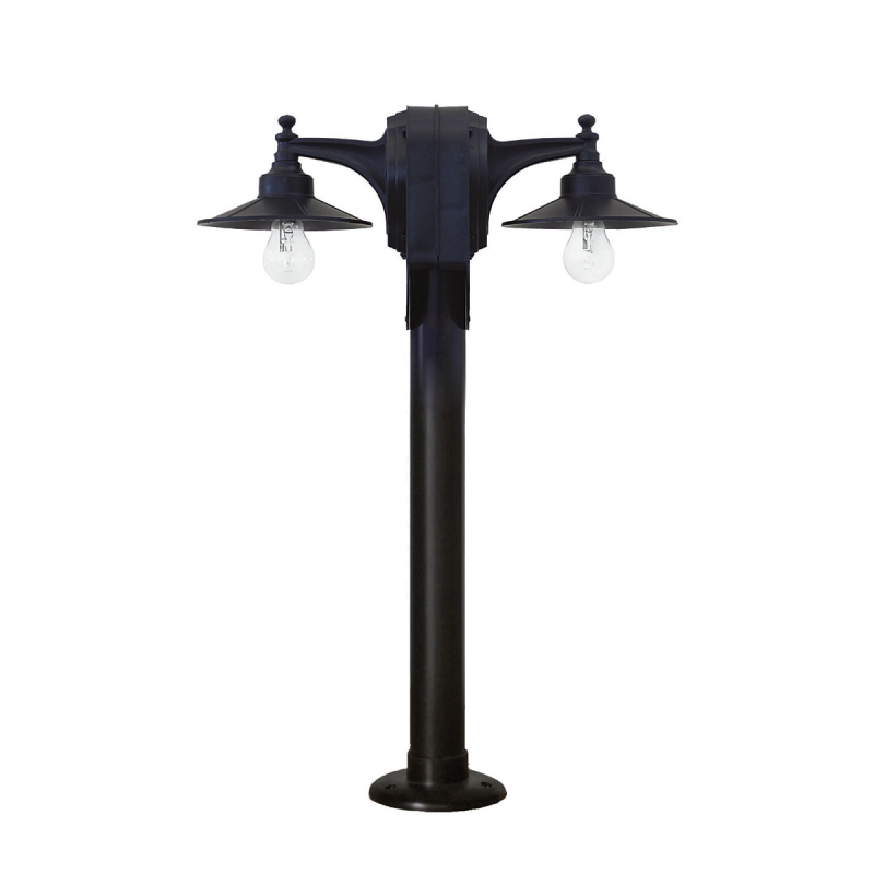Φωτιστικό Κολώνα - Φανάρι Εξωτερικού Χώρου Heronia Petra 10-0335 Black
