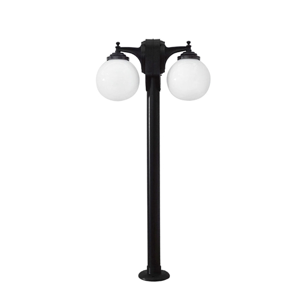 Φωτιστικό Κολώνα - Φανάρι Εξωτερικού Χώρου Heronia Phivos 10-0293 Black