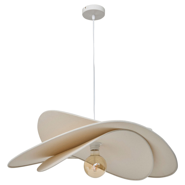 Φωτιστικό Οροφής Μονόφωτο A-S Alara Beige 213718