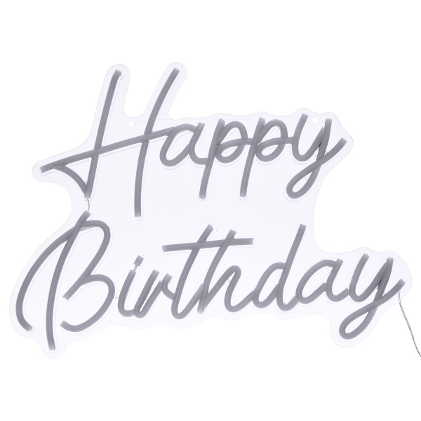 Διακοσμητικό Φωτιστικό Τοίχου LED Με USB A-S Happy Birthday 213733