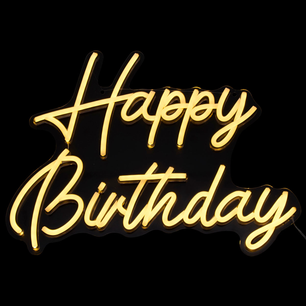 Διακοσμητικό Φωτιστικό Τοίχου LED Με USB A-S Happy Birthday 213733