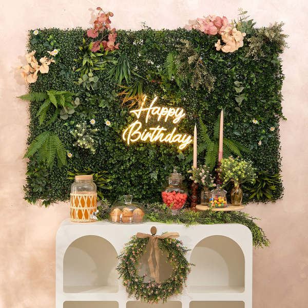 Διακοσμητικό Φωτιστικό Τοίχου LED Με USB A-S Happy Birthday 213733