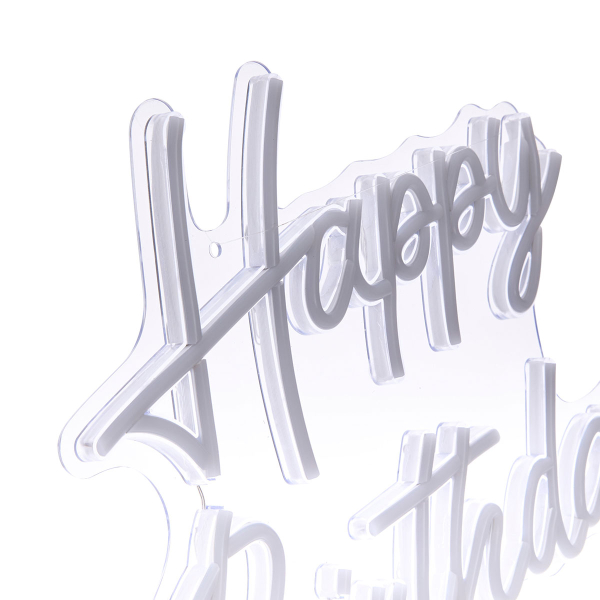 Διακοσμητικό Φωτιστικό Τοίχου LED Με USB A-S Happy Birthday 213733