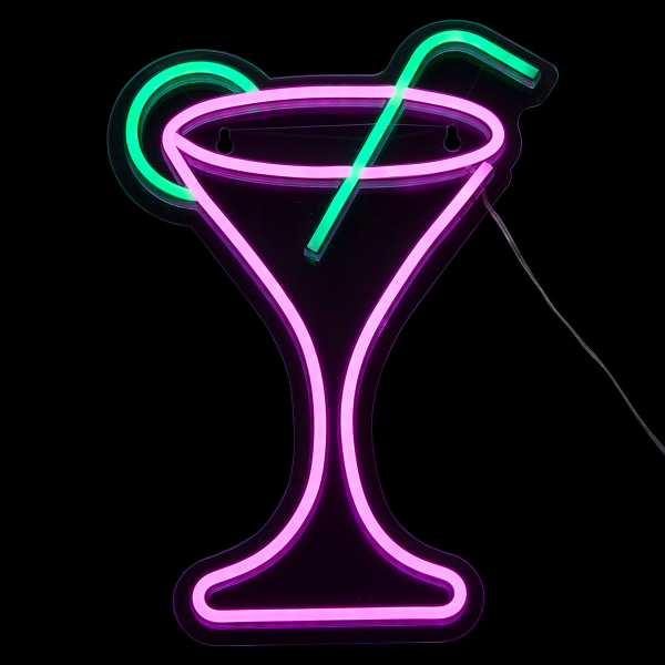 Διακοσμητικό Φωτιστικό Τοίχου LED Με USB A-S Cocktail 213734