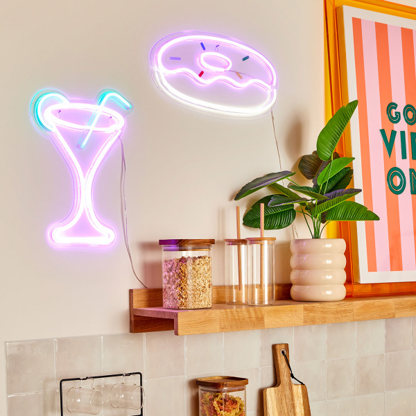 Διακοσμητικό Φωτιστικό Τοίχου LED Με USB A-S Cocktail 213734