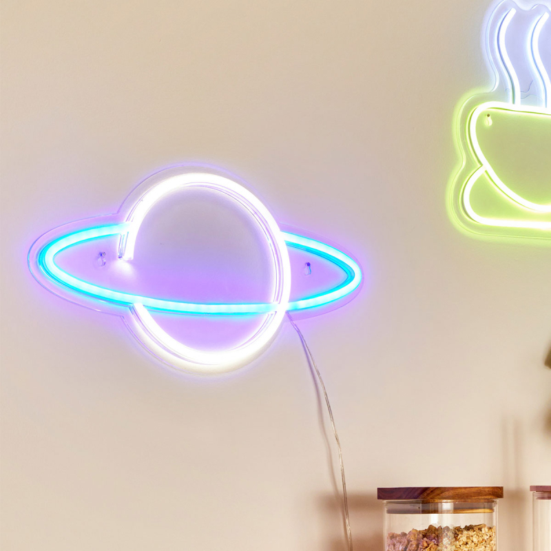 Διακοσμητικό Φωτιστικό Τοίχου LED Με USB A-S Planet 213735