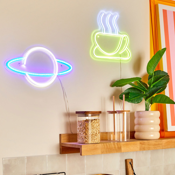 Διακοσμητικό Φωτιστικό Τοίχου LED Με USB A-S Planet 213735