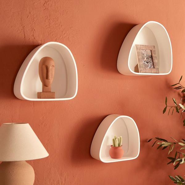 Ράφια Τοίχου (Σετ 3τμχ) A-S Sien 213826