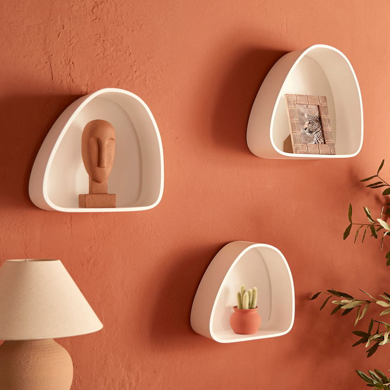 Ράφια Τοίχου (Σετ 3τμχ) A-S Sien 213826