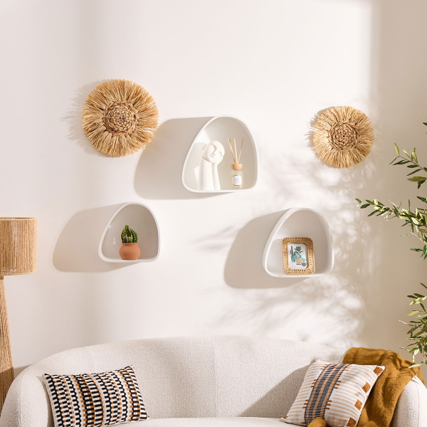 Ράφια Τοίχου (Σετ 3τμχ) A-S Sien 213826