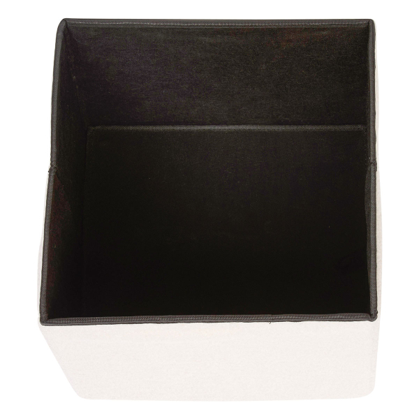 Σκαμπό Με Αποθηκευτικό Χώρο (38x38x38) A-S Jaiko White 214225