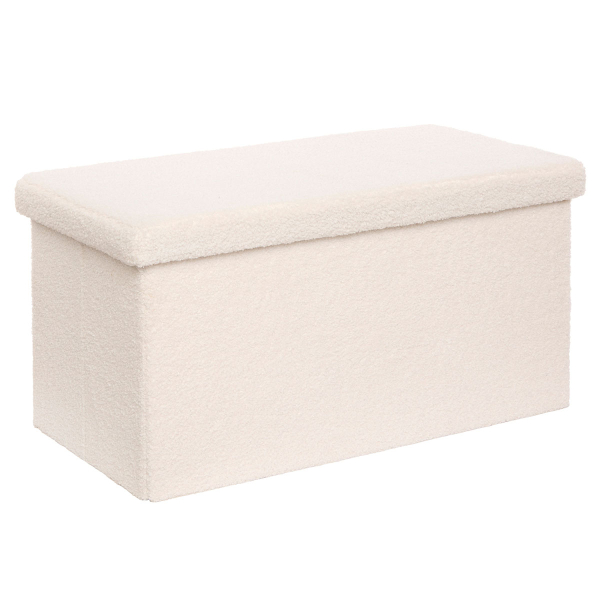 Ταμπουρέ Με Αποθηκευτικό Χώρο (76x38x38) A-S Jaiko White 214226