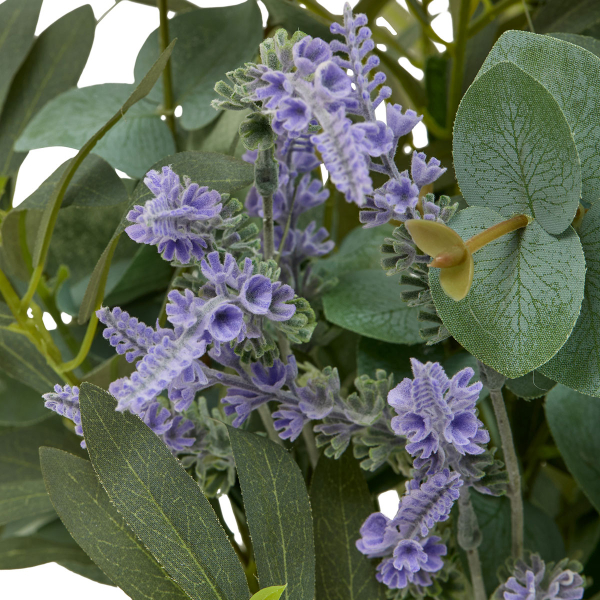 Τεχνητό Μπουκέτο Λουλουδιών Σε Βάζο (Φ34.8x66) A-S Uda 214056