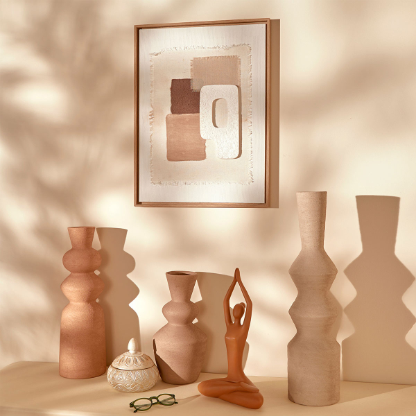 Διακοσμητικό Βάζο (Φ15x60) A-S Ezia White 214072