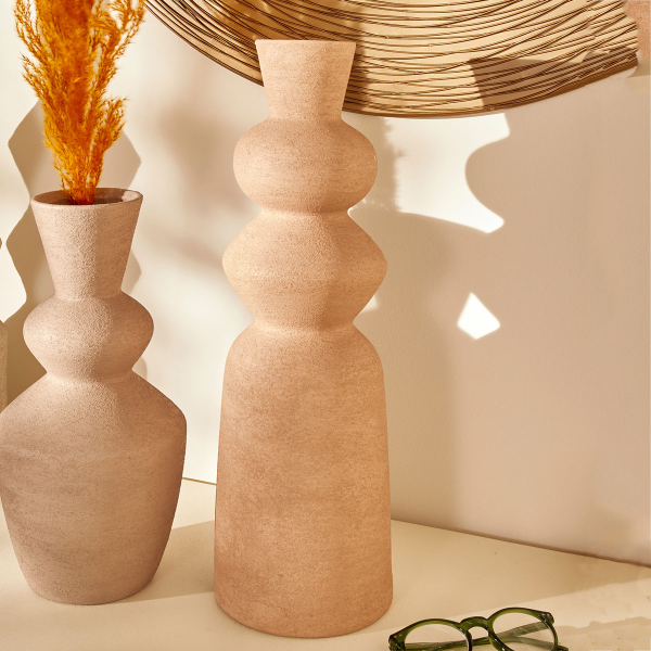 Διακοσμητικό Βάζο (Φ15x48) A-S Ezia Caramel 214074