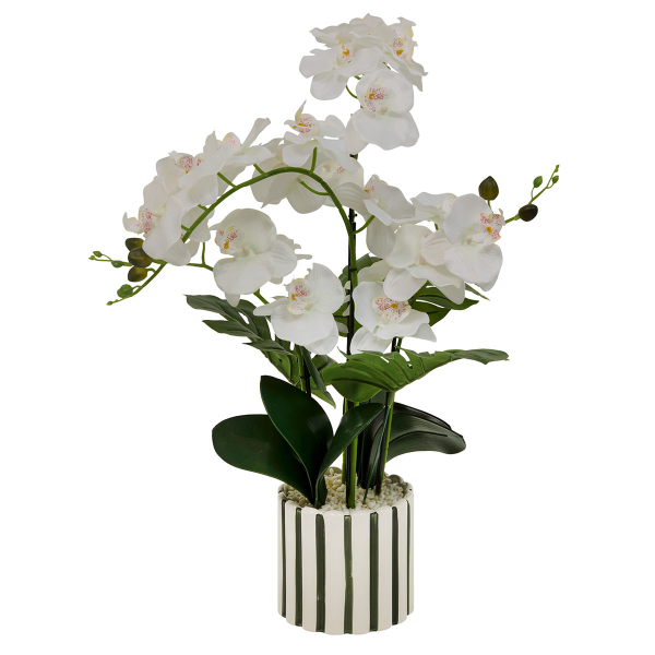 Τεχνητό Λουλούδι Σε Γλάστρα 81εκ. A-S Orchid Asia 214107