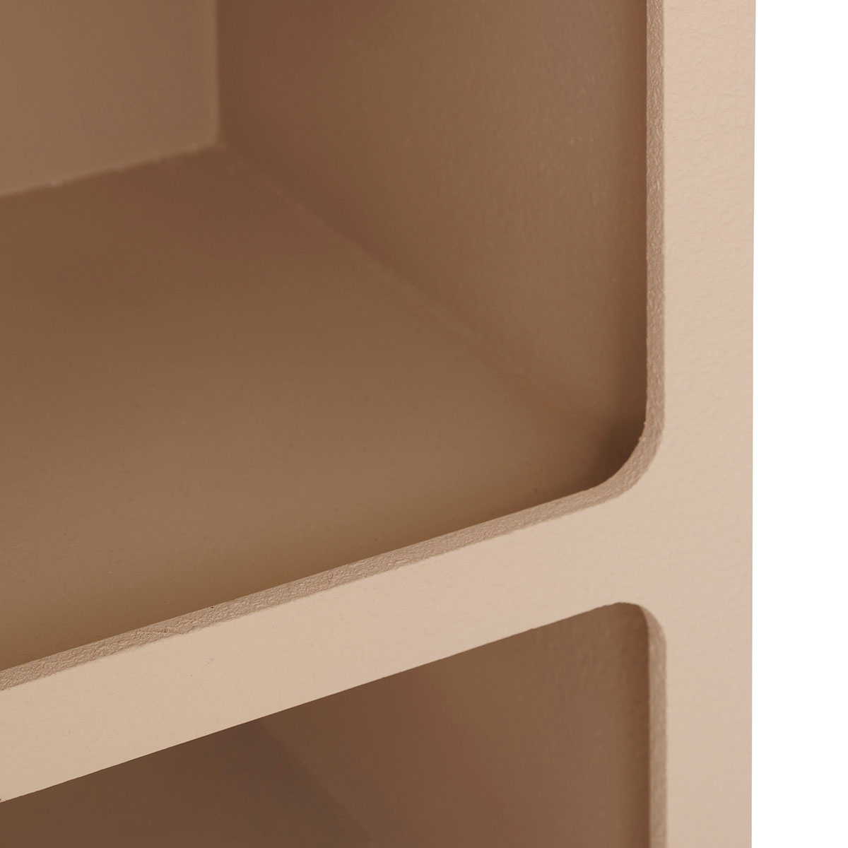 Κομοδίνο με 2 Ράφια (40X30X55) A-S Soleya Beige 197813A Home Έπιπλα Κρεβατοκάμαρας Κομοδίνα Spitishop