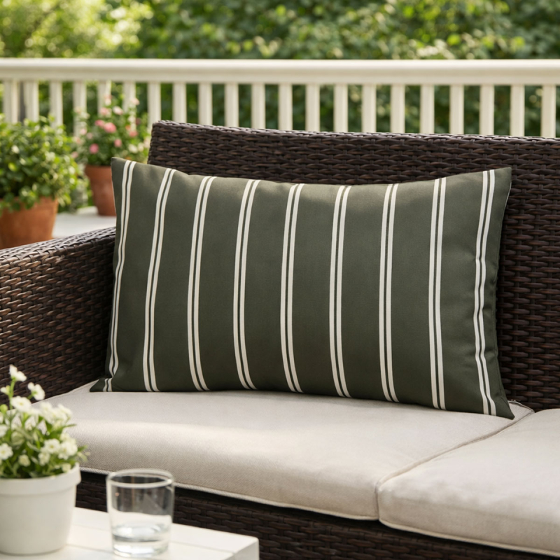 Αδιάβροχη Διακοσμητική Μαξιλαροθήκη (30x50) A-S Tileo Khaki 215343A