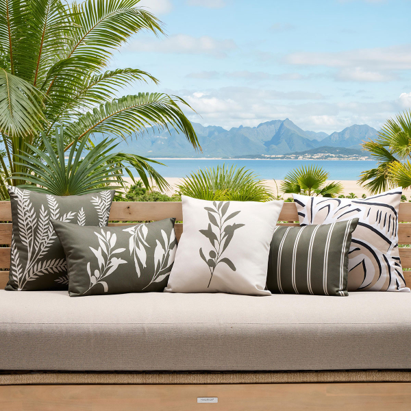 Αδιάβροχη Διακοσμητική Μαξιλαροθήκη (30x50) A-S Tileo Khaki 215343A