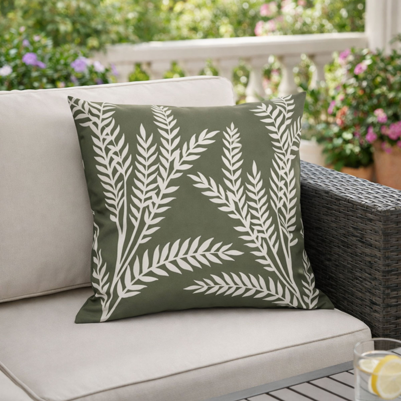 Αδιάβροχη Διακοσμητική Μαξιλαροθήκη (40x40) A-S Tileo Khaki 215344A