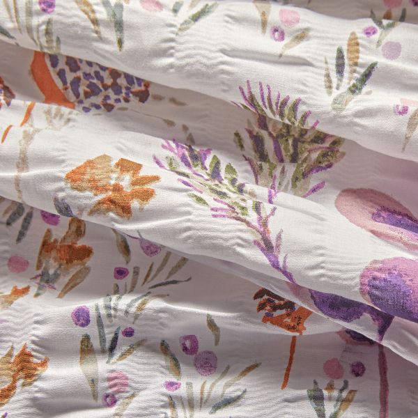 Παπλωματοθήκη Υπέρδιπλη (240x220) 2 Όψεων + Διακοσμητικές Μαξιλαροθήκες A-S Floral 215349A