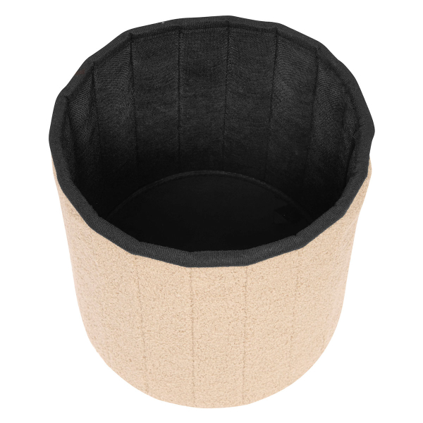 Σκαμπό Με Αποθηκευτικό Χώρο (Φ32x38) A-S Jaiko Beige 214224