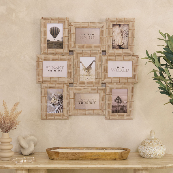 Κορνίζα Τοίχου 9 Θέσεων (58.2x1.9x58.2) A-S Isis 215515