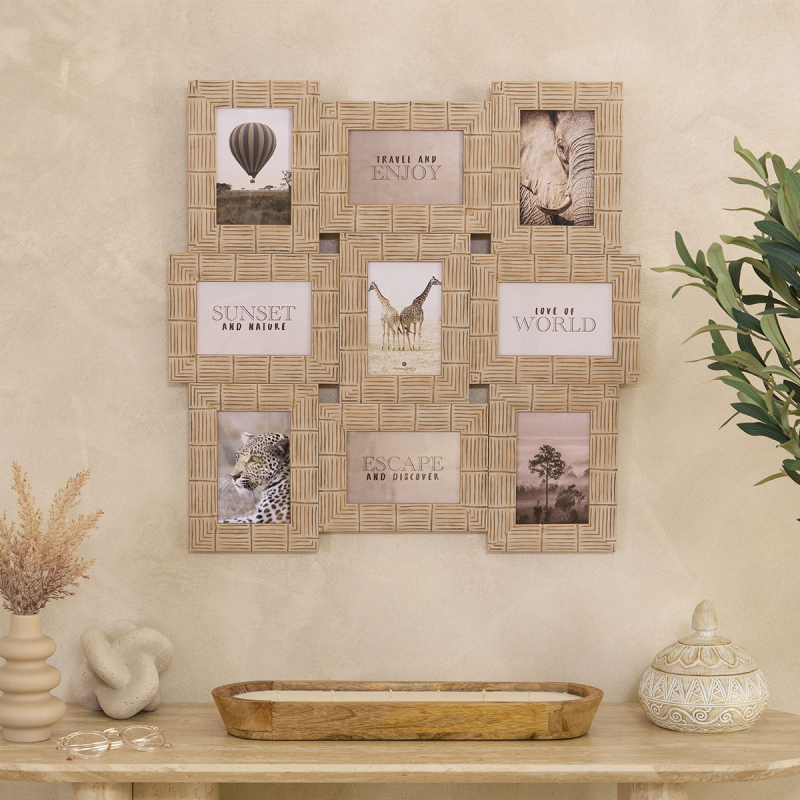 Κορνίζα Τοίχου 9 Θέσεων (58.2x1.9x58.2) A-S Isis 215515