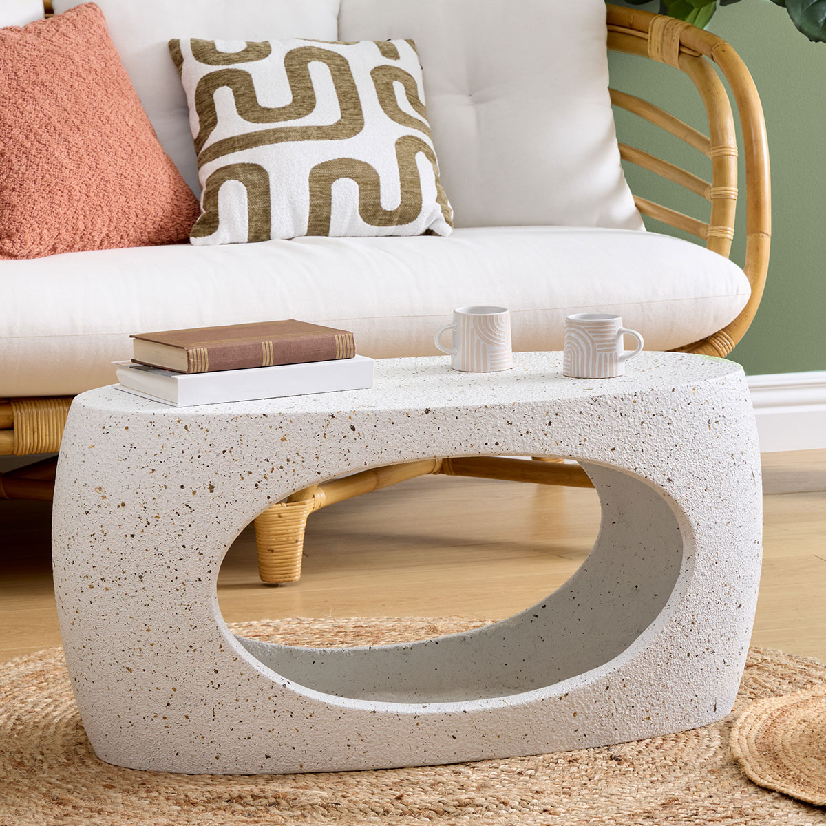 Τραπέζι Σαλονιού (80x33x40) A-S Narlon White 213074