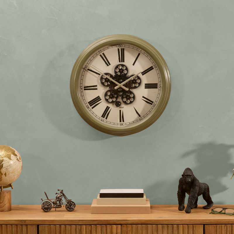 Ρολόι Τοίχου (Φ52.5) Αθόρυβο A-S Argo 218502