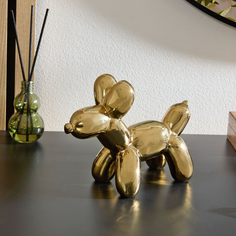 Διακοσμητική Φιγούρα Σκύλος (19x8.5x13.5) A-S Theo Gold 214934A