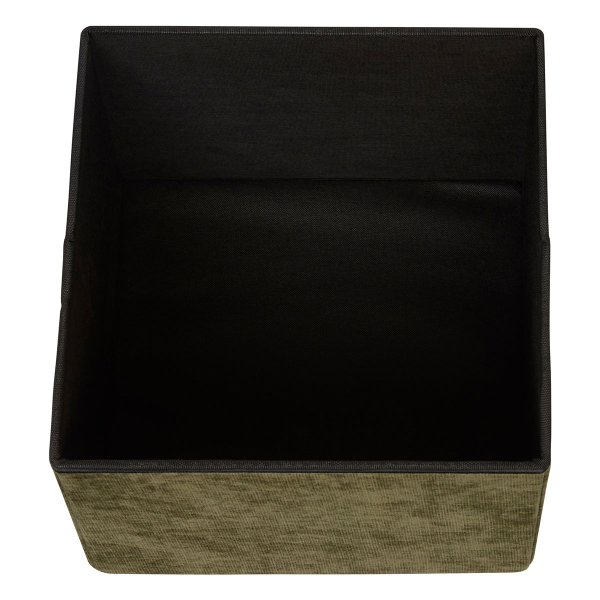 Σκαμπό Με Αποθηκευτικό Χώρο (38x38x38) A-S Lysandre Khaki 121470I