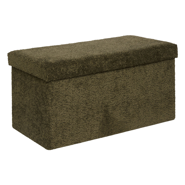 Ταμπουρέ Με Αποθηκευτικό Χώρο (76x38x38) A-S Soana Khaki 214228C