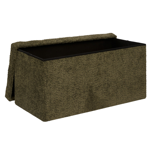 Ταμπουρέ Με Αποθηκευτικό Χώρο (76x38x38) A-S Soana Khaki 214228C