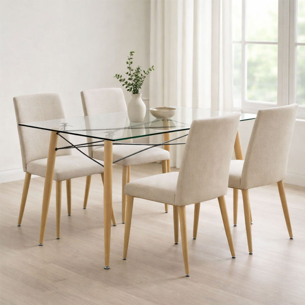 Τραπέζι Κουζίνας (140x80x77) A-S Jindo 213089