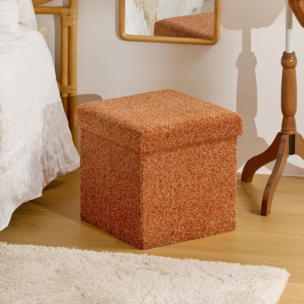 Σκαμπό Με Αποθηκευτικό Χώρο (38x38x38) A-S Oxia Amber 214258B