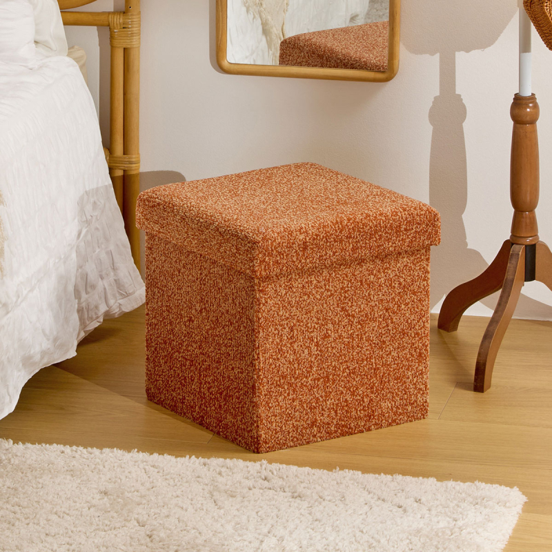 Σκαμπό Με Αποθηκευτικό Χώρο (38x38x38) A-S Oxia Amber 214258B