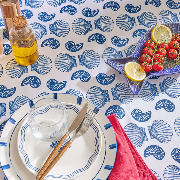 Αλέκιαστο Τραπεζομάντηλο (140x240) A-S Oceania Blue 163930A4